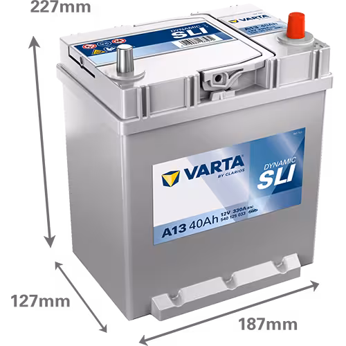 Varta Akü A13 12V 40 Ah Amper 330EN DYNAMIC SLI