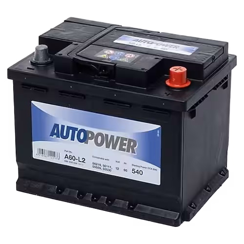 Varta Akü A60-L2 12V 60 Ah Amper 540EN AUTOPOWER