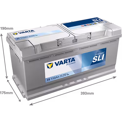 Varta Akü I1 12V 110 Ah Amper 920EN DYNAMIC SLI